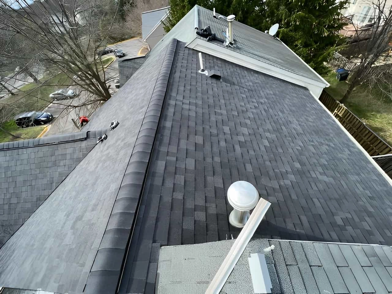 Project completion roofing